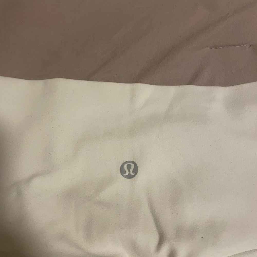 Lululemon Cream and Brown Blanket